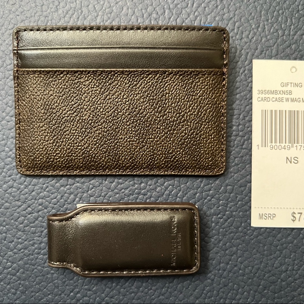 Michael Kors Card Holder/ Card Case with Money Clip